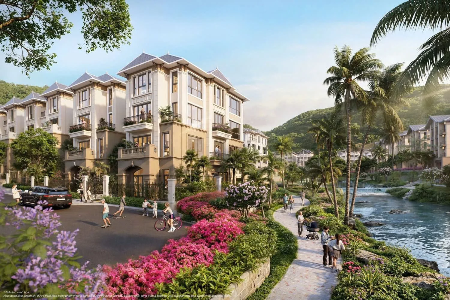 Phối cảnh minh họa biệt thự đơn lập