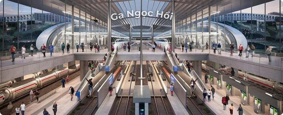 Minh họa ga Ngọc Hồi